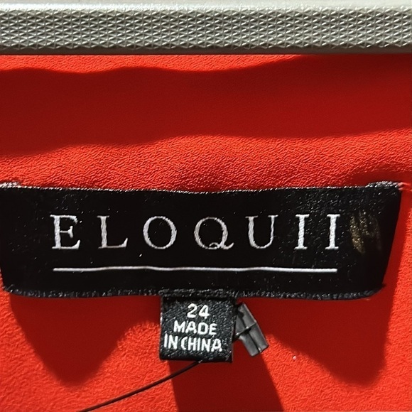 Eloquii Lace Up Blouse NWT - Picture 3 of 6